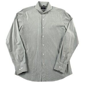 Dandy & Son Oslo Dress Shirt Mens Medium / 40 100% Cotton Button Down Formal